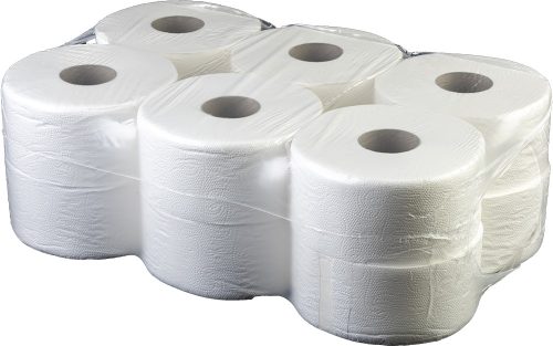 Toalettpapír 2rtg. Mini -19 cm Ø - 100% tiszta cell - 475 lap/tekercs